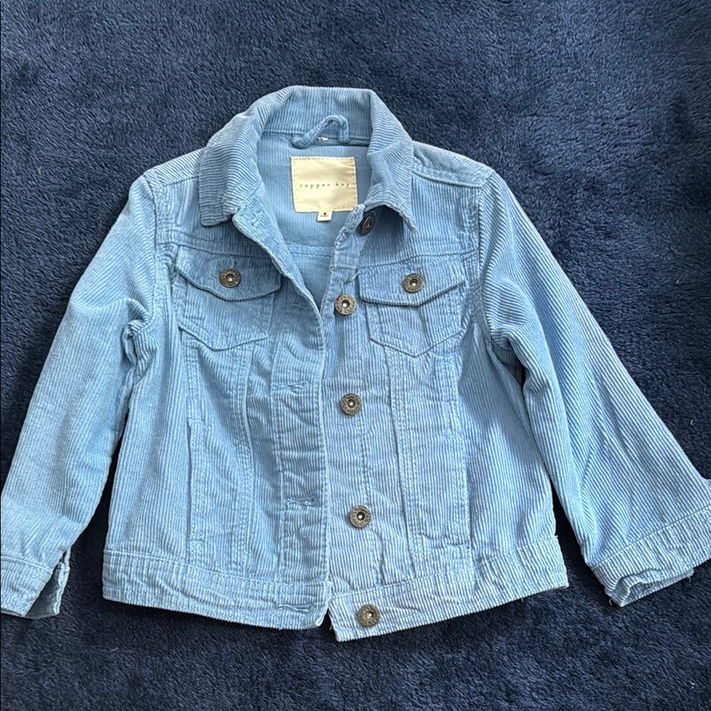 Copper Key Blue Jean Jacket Classic Corduroy Style